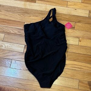 Ingrid & Isabel One Shoulder Maternity Swimsuit